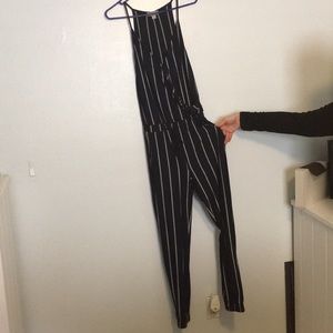 Cotton pants romper.